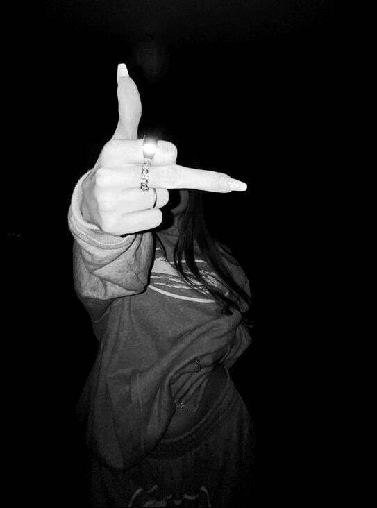 Edgy Black and White pfp Profile Picture with Attitude