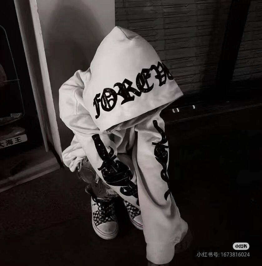 Mysterious Hooded Black and White pfp Profile Picture
