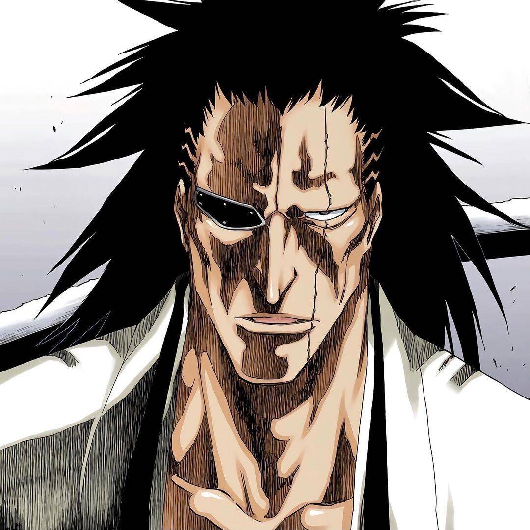 Bleach pfp Profile Picture Kenpachi Zaraki Intense Stare