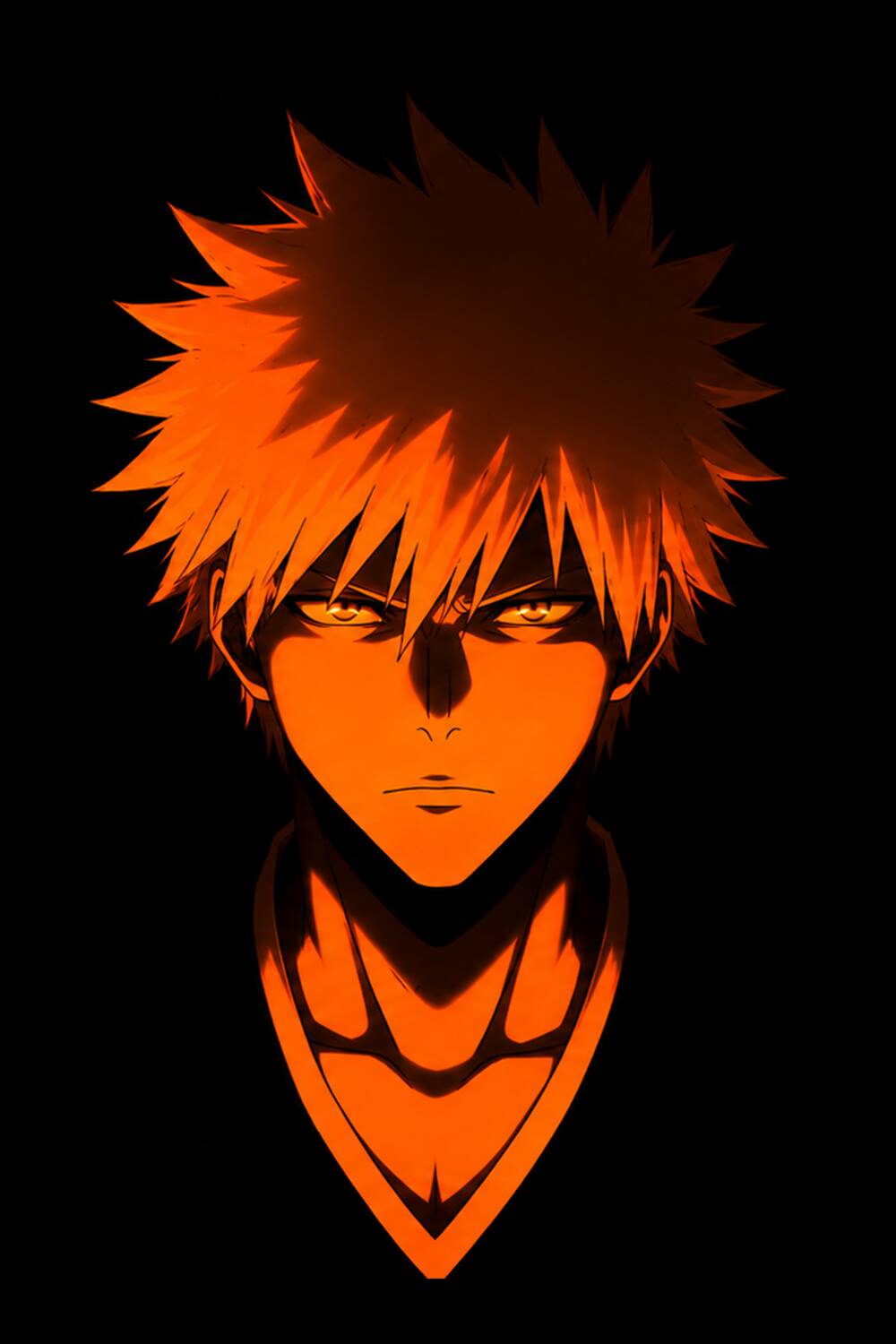 Bleach pfp Profile Picture Ichigo Kurosaki Intense Gaze