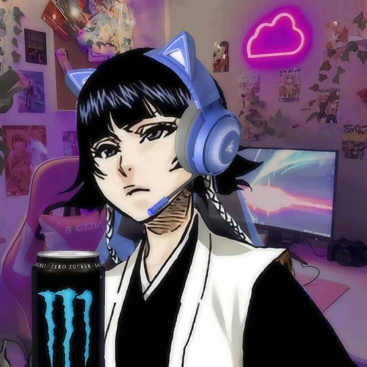 Bleach pfp Profile Picture Yoruichi Shihouin Gamer Setup