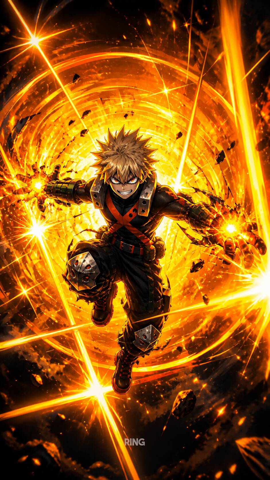 Bakugo pfp Profile Picture Explosion Quirk Action