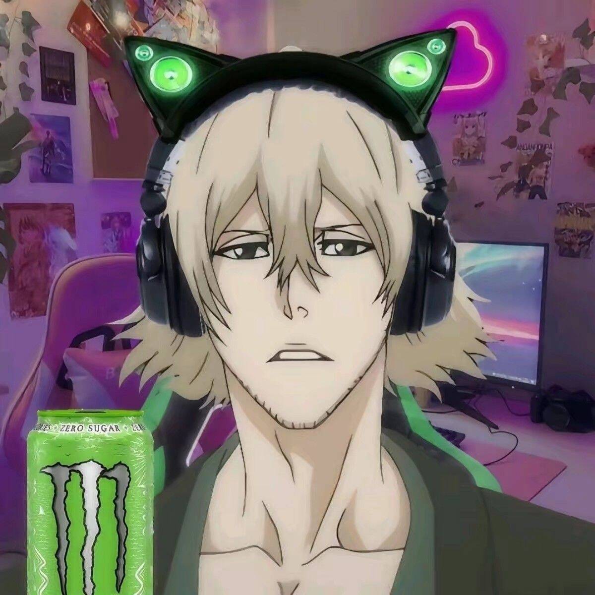 Bleach pfp Profile Picture Anime Character with Headphones