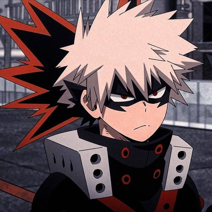 Bakugo pfp Profile Picture Hero Costume Spiky Hair