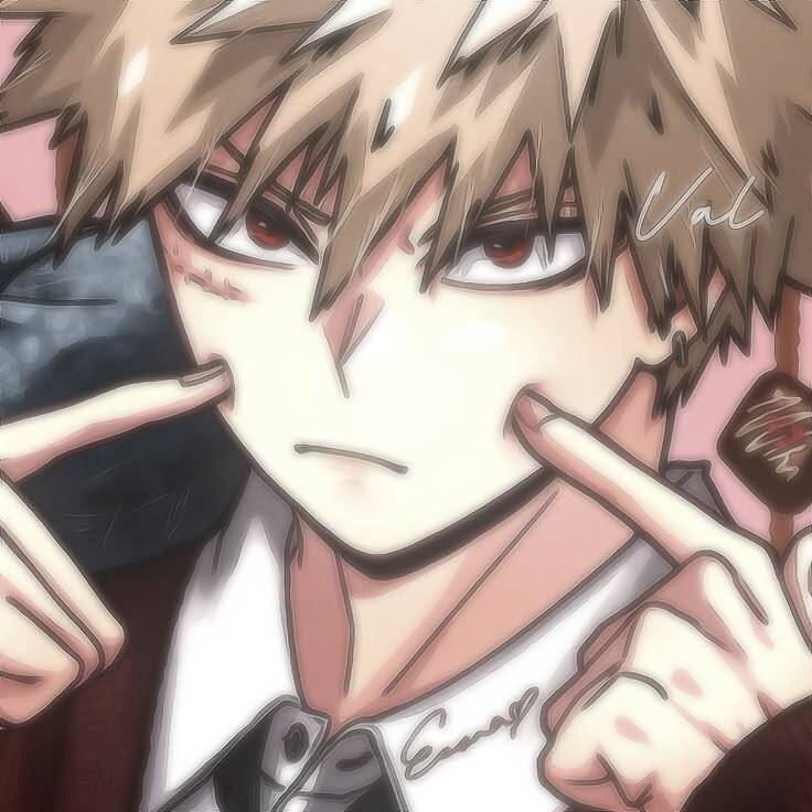 Bakugo pfp Profile Picture Determined Expression