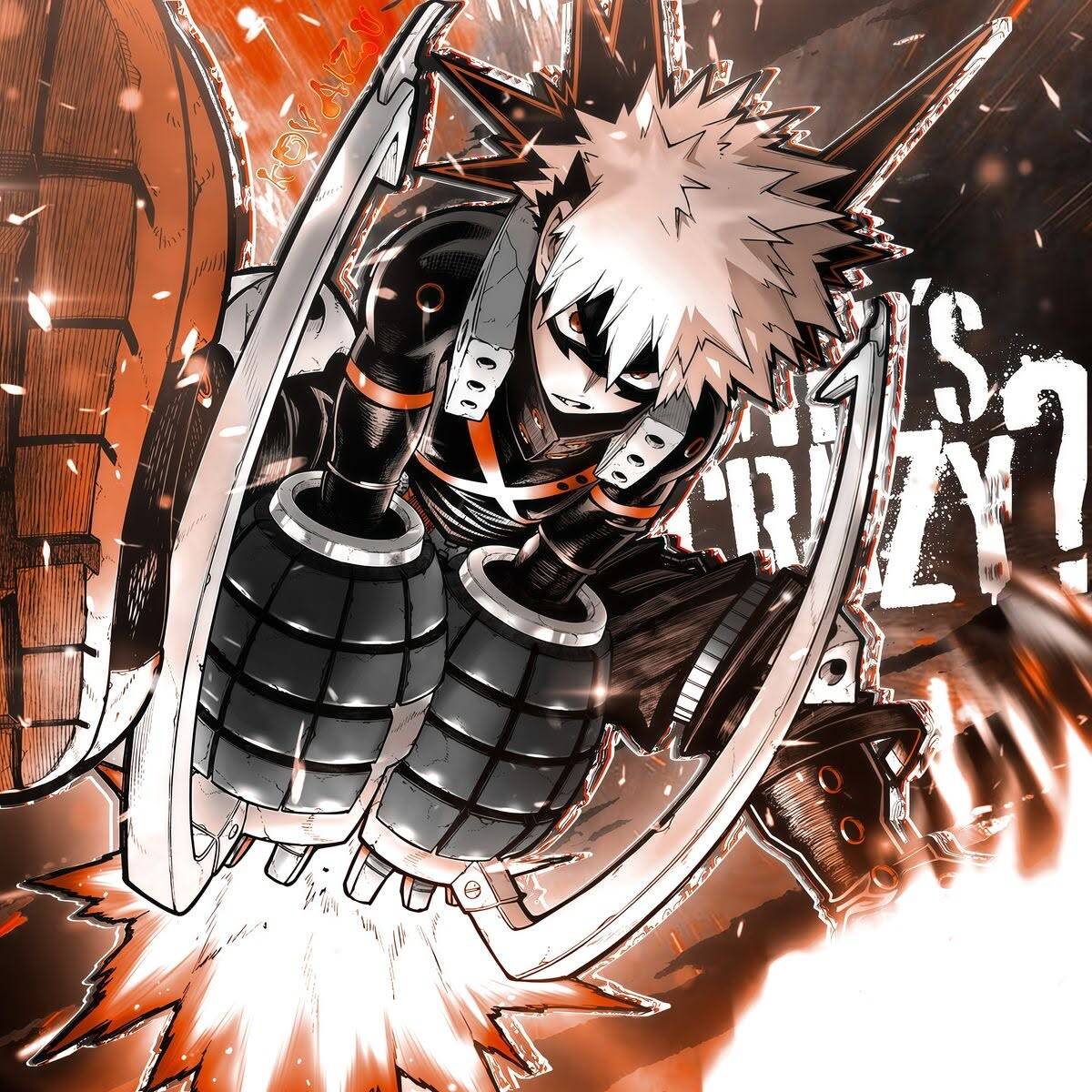 Bakugo pfp Profile Picture Hero Costume Action Pose