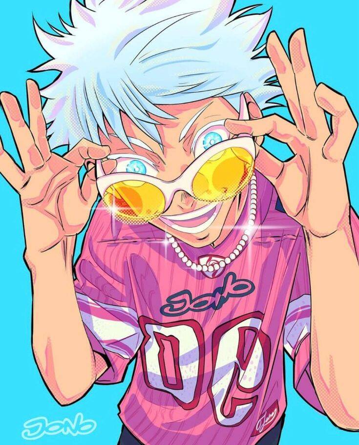 JJK pfp Profile Picture Gojo Satoru Stylish Sunglasses