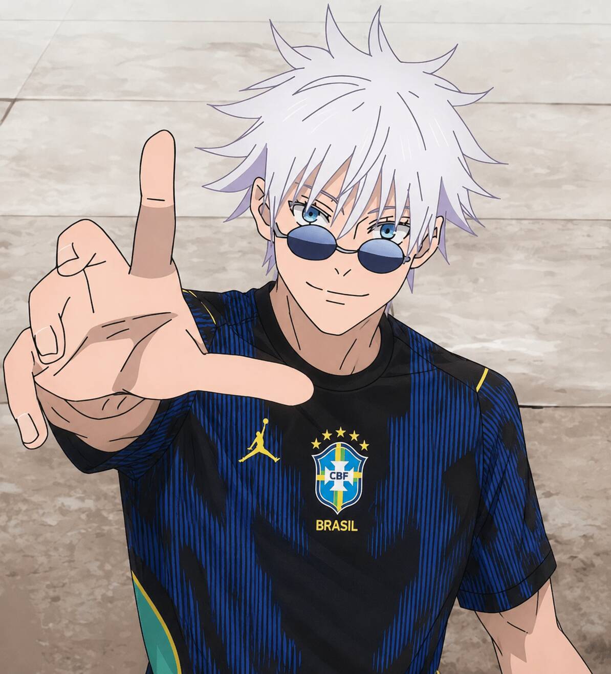 JJK pfp Profile Picture Gojo Satoru Cool Sunglasses