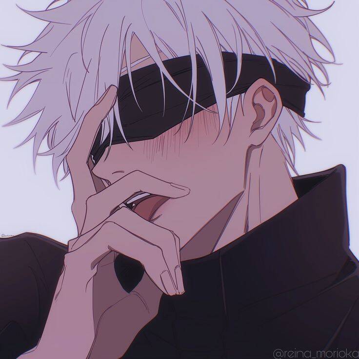 JJK pfp Profile Picture Gojo Satoru Playful Gesture