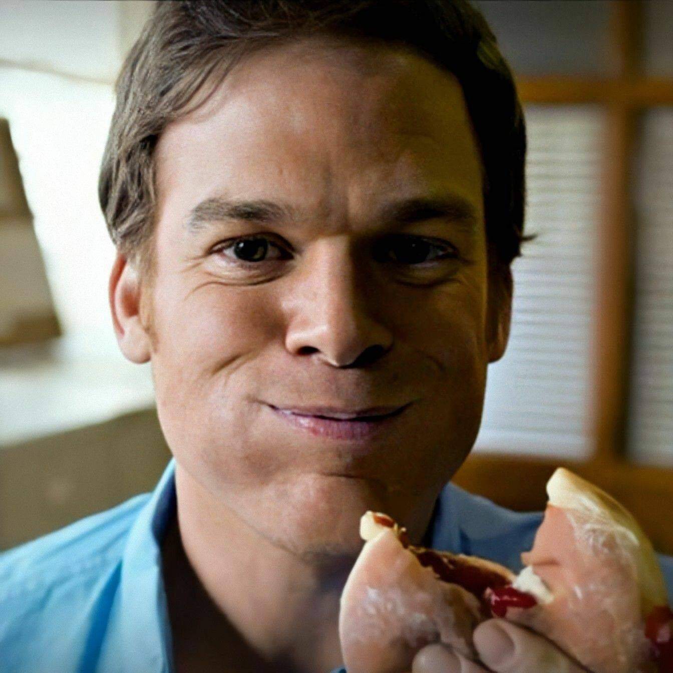 Dexter pfp Profile Picture with Lab Equipment and Mischievous Smile