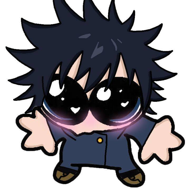 JJK pfp Profile Picture Cute Megumi Fushiguro Chibi Style