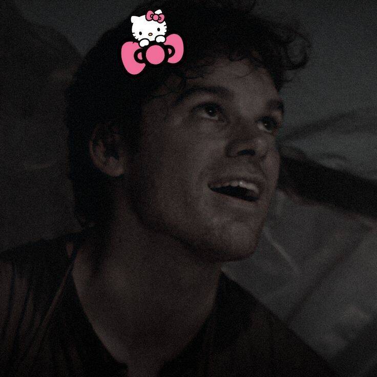 Dexter pfp Profile Picture with Cute Hello Kitty Bow