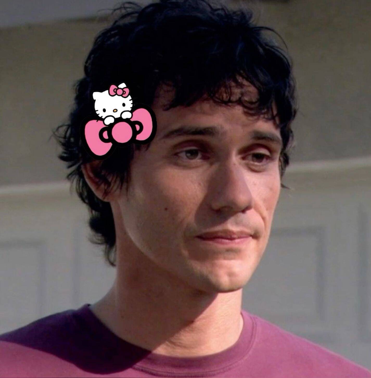 Dexter pfp Profile Picture with Cute Hello Kitty Bow