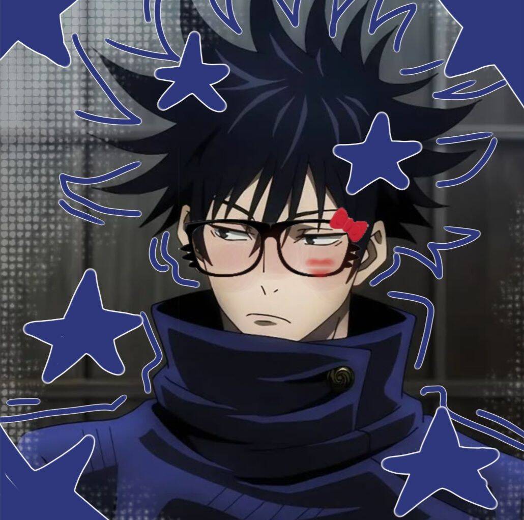 JJK pfp Profile Picture Megumi Fushiguro Starry Background