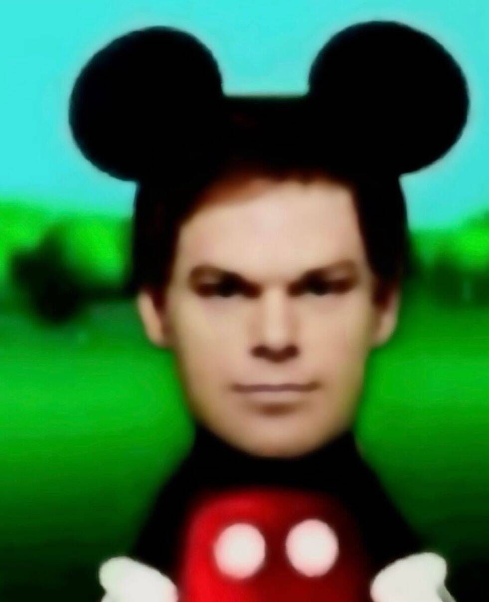 Dexter pfp Profile Picture with Cartoon Style and Mickey Mouse Ears