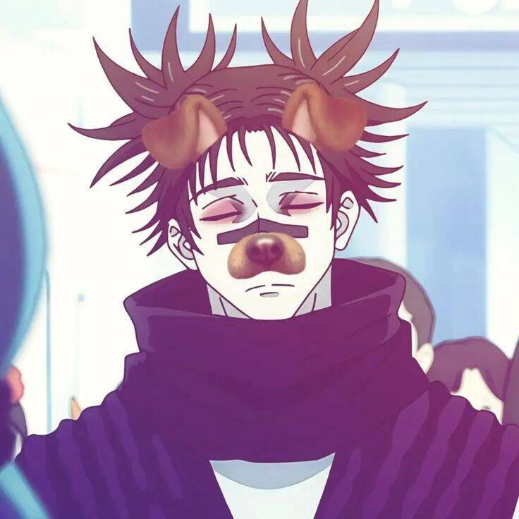JJK pfp Profile Picture Character with Dog Ears and Nose