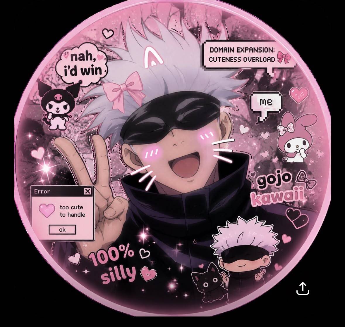 JJK pfp Profile Picture Gojo Satoru Cute Overload