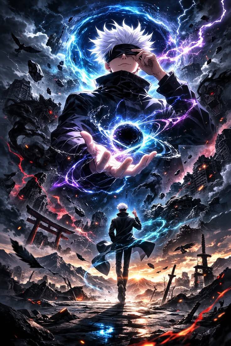 JJK pfp Profile Picture Gojo Satoru Cosmic Power
