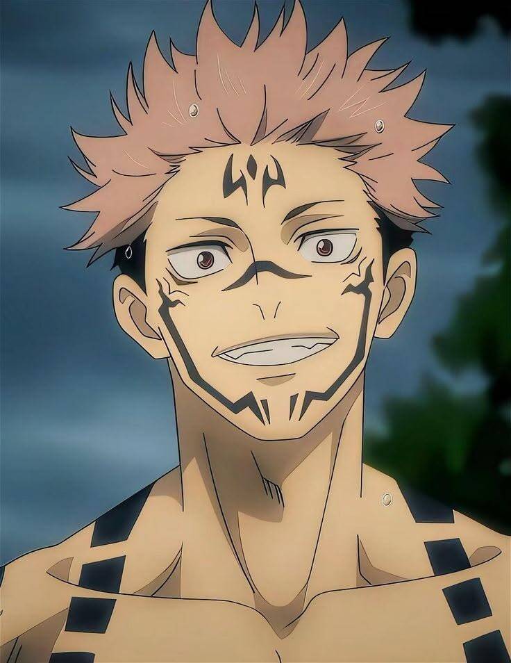 JJK pfp Profile Picture Ryomen Sukuna Grinning Face