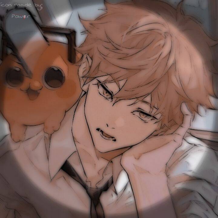 Denji pfp Profile Picture with Pochita Cute Dog