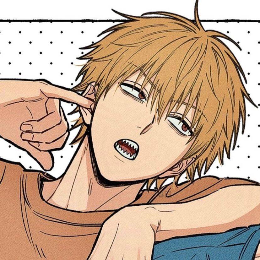 Denji pfp Profile Picture Chainsaw Man with Iconic Smile