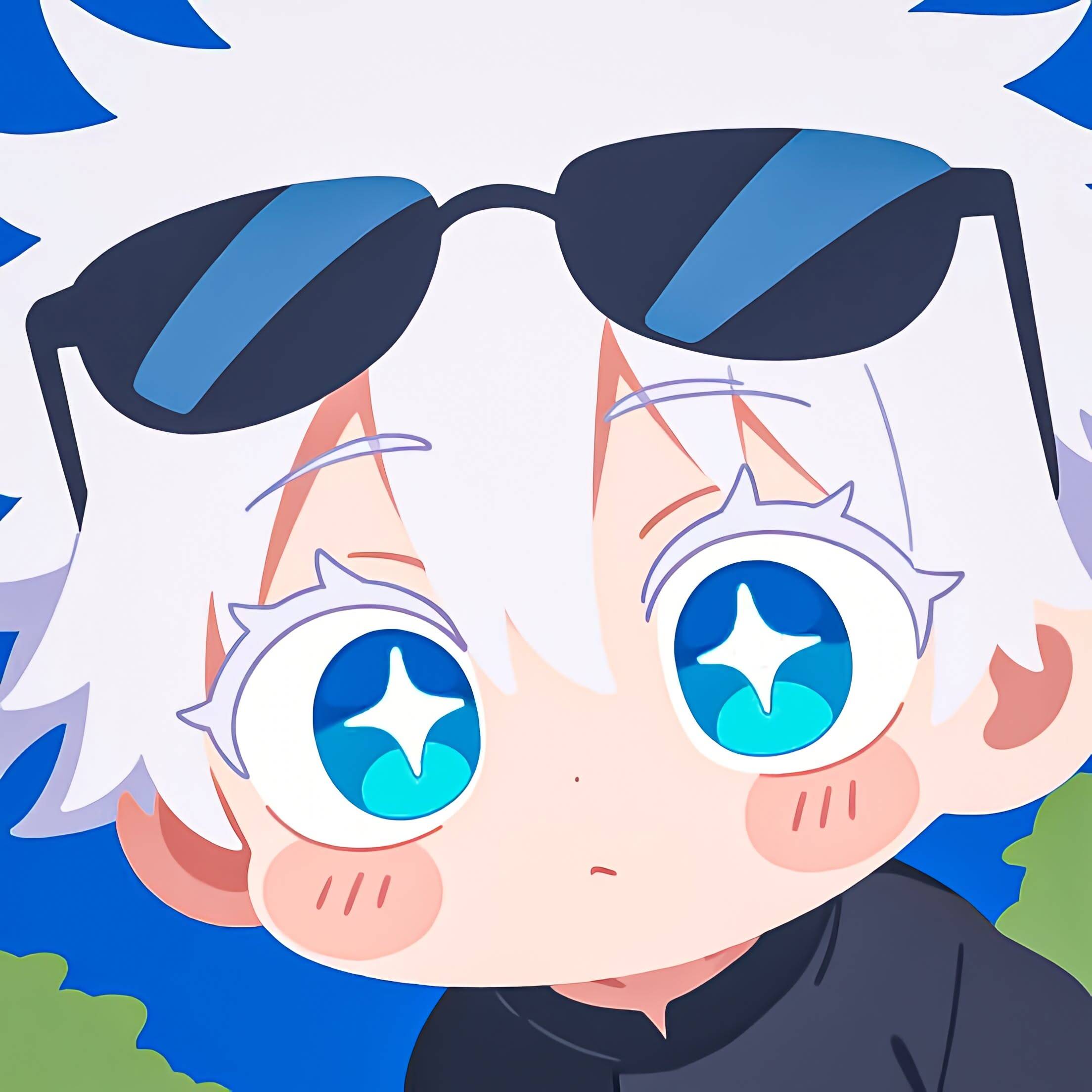 JJK pfp Profile Picture Gojo Satoru Cute Chibi Style