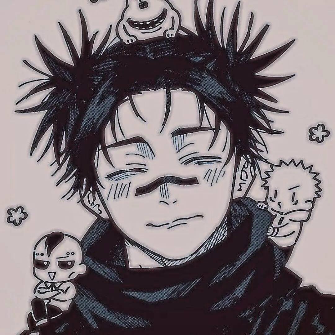 JJK pfp Profile Picture Megumi Fushiguro with Shikigami