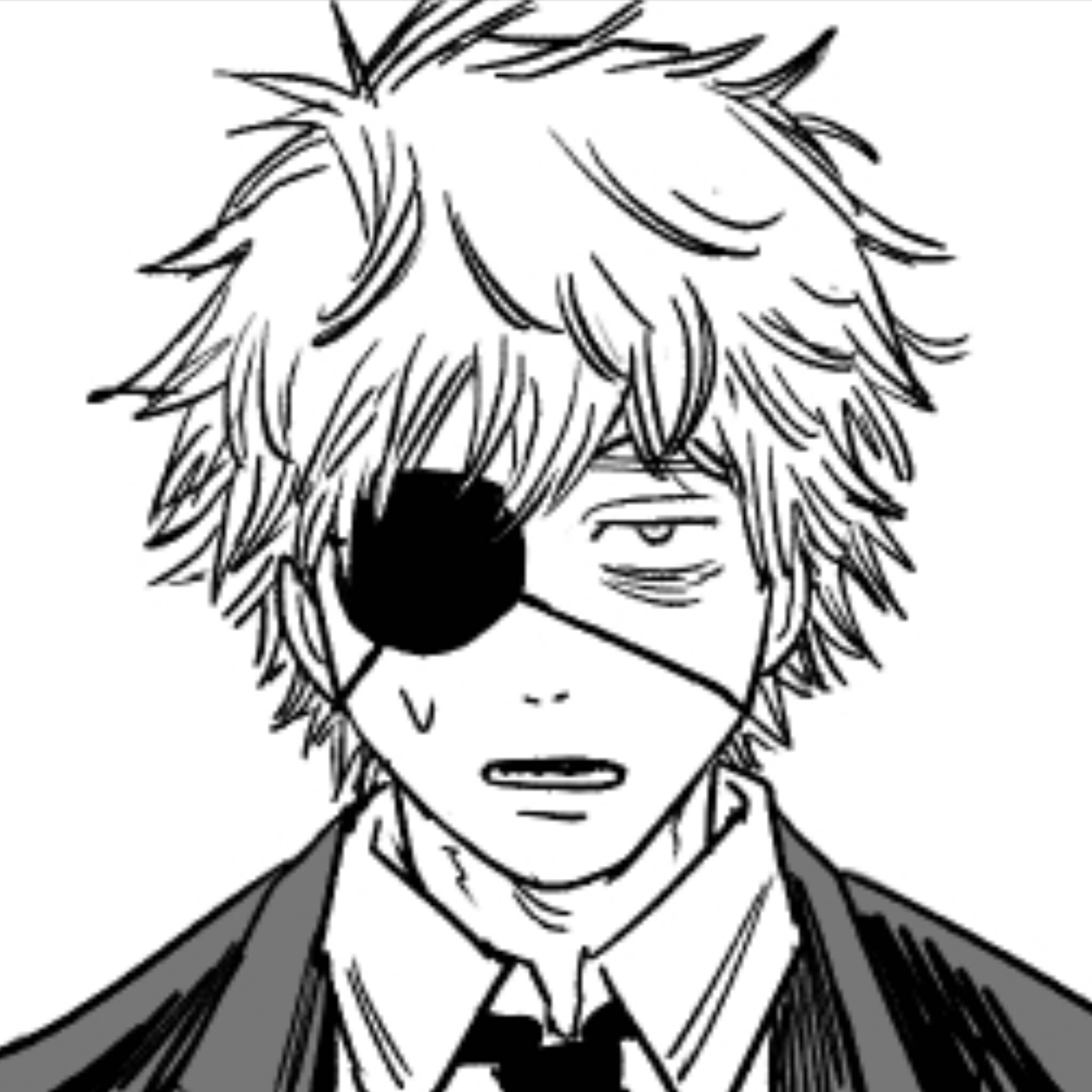 Denji pfp Profile Picture Chainsaw Man with Eye Patch