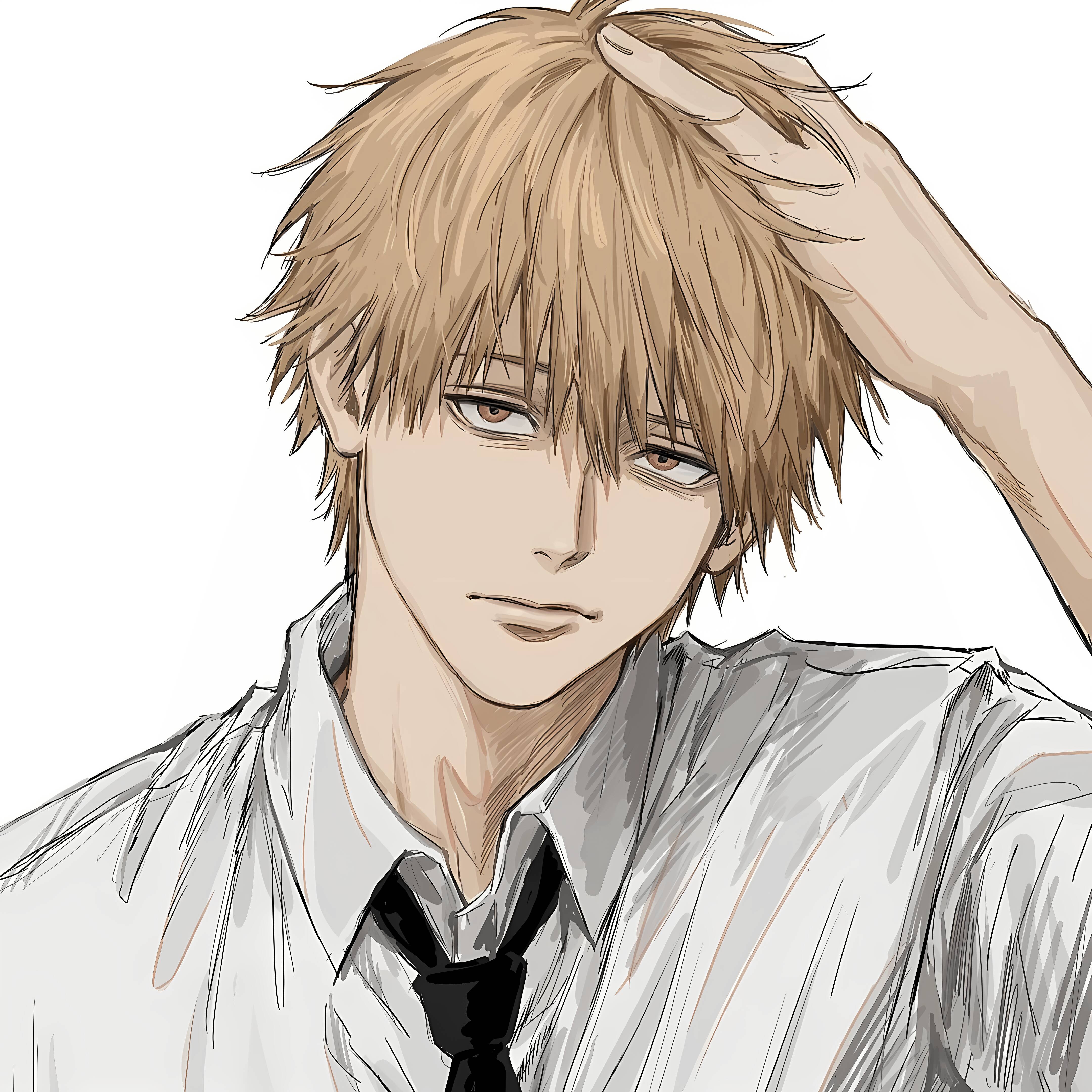 Denji pfp Profile Picture Chainsaw Man Character with Casual Look