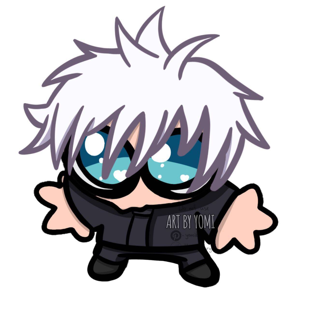 JJK pfp Profile Picture Gojo Satoru Cute Chibi Style