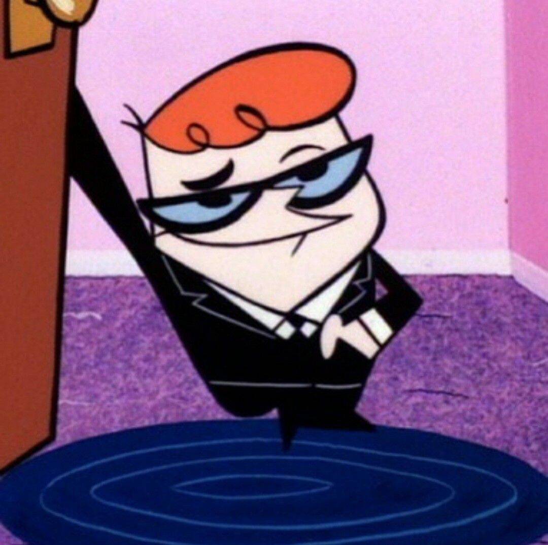 Dexter pfp Profile Picture Cool Scientist Pose with Glasses
