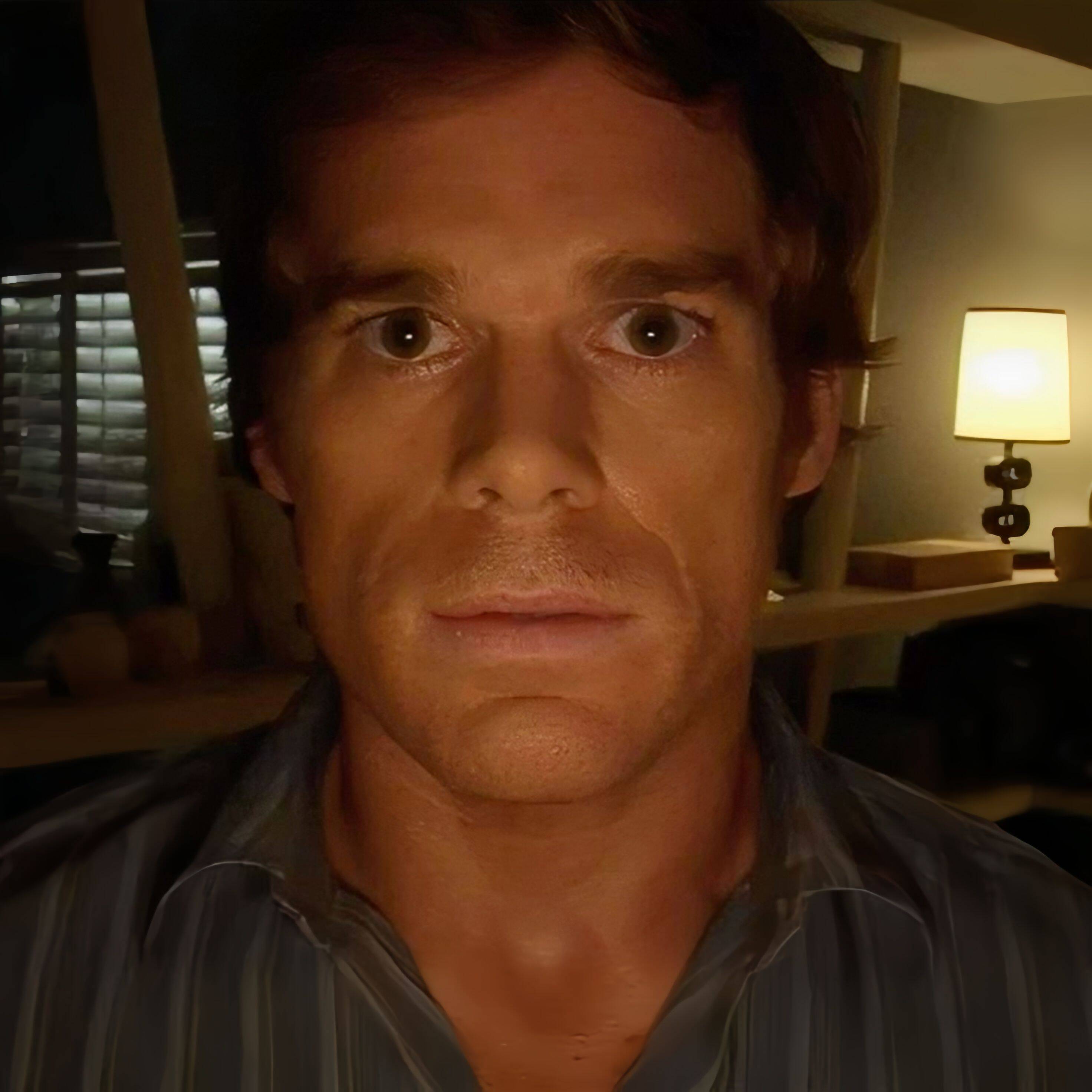 Dexter pfp Profile Picture with Intense Expression
