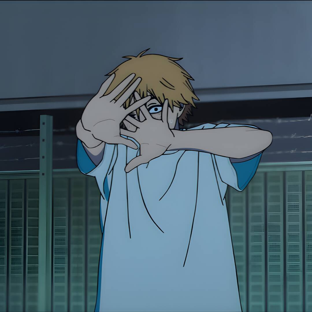 Denji pfp Profile Picture Chainsaw Man Denji with Playful Pose