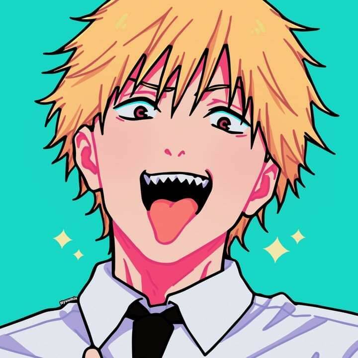 Denji pfp Profile Picture with Excited Expression