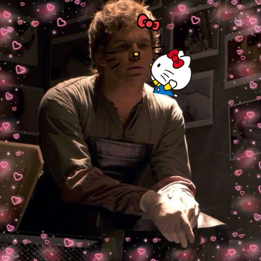 Dexter pfp Profile Picture with Hello Kitty Accents