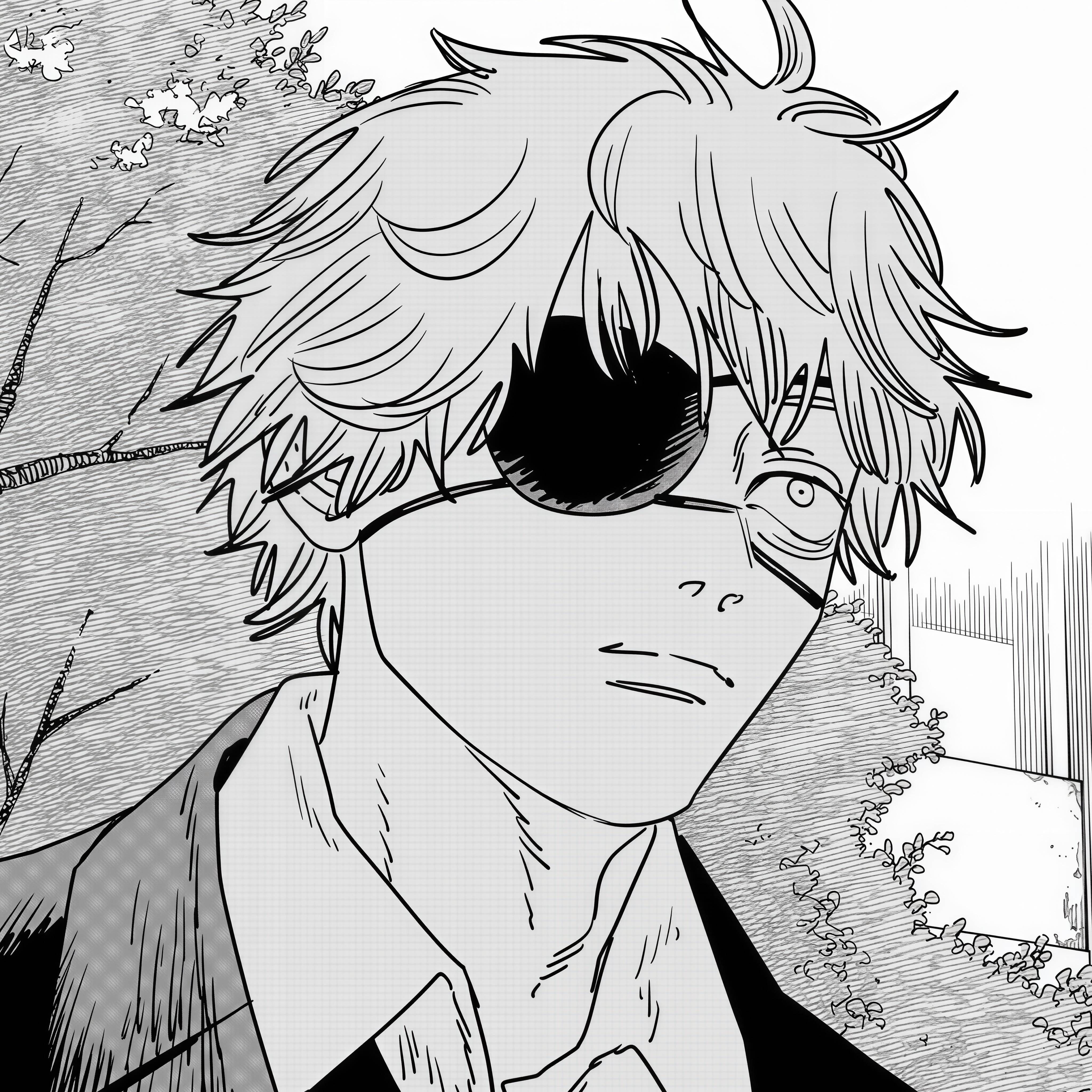 Denji pfp Profile Picture Chainsaw Man with Eye Patch