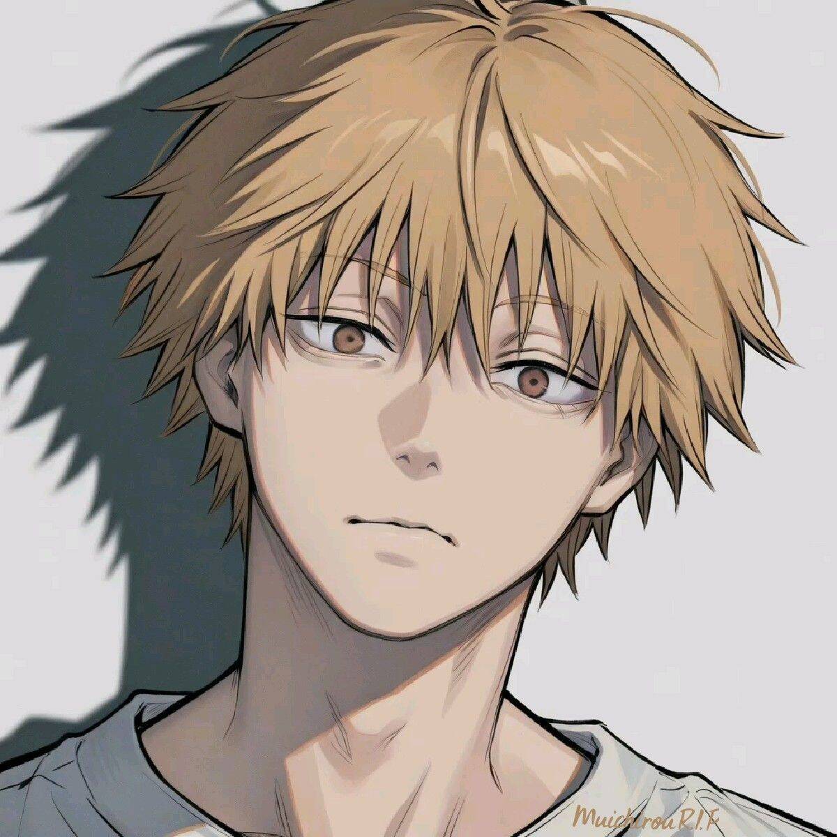 Denji pfp Profile Picture Chainsaw Man Character with Spiky Hair
