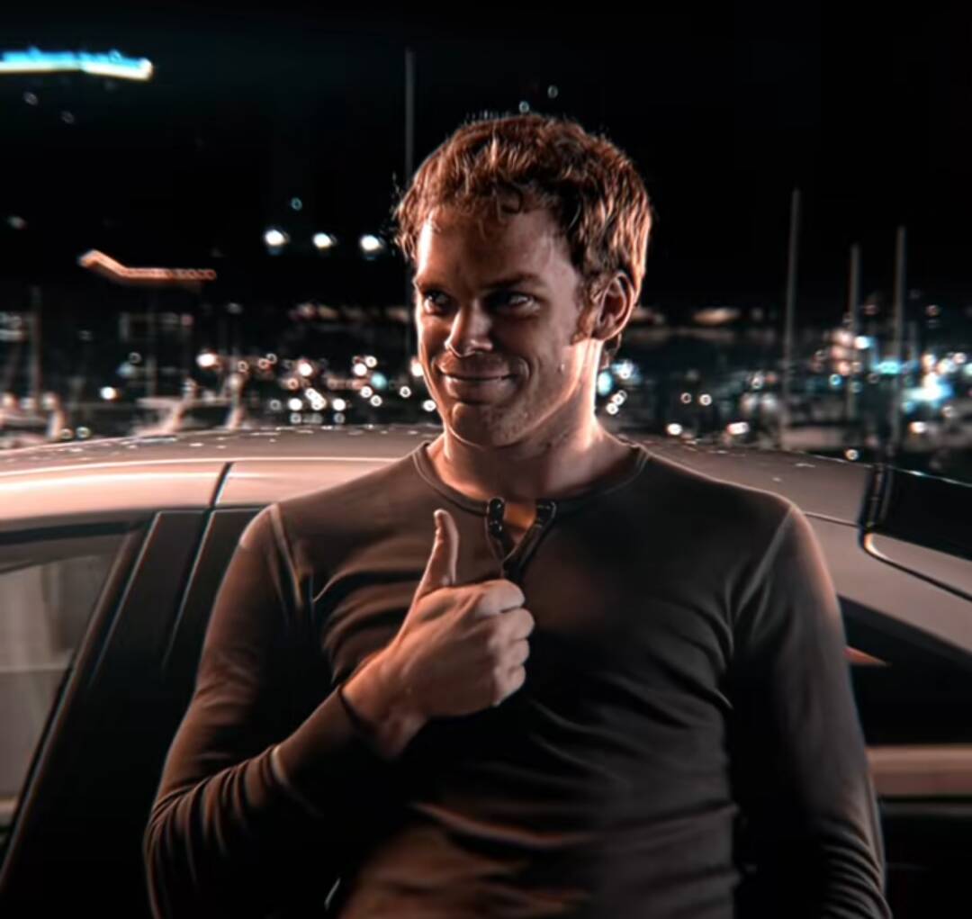 Dexter pfp Profile Picture with Thumbs Up Gesture