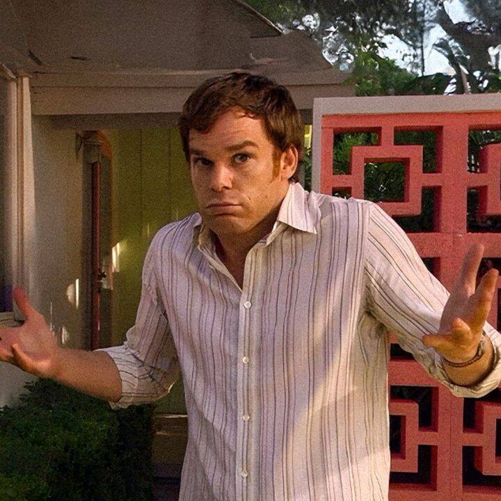Dexter pfp Profile Picture Confused Expression with Casual Shirt