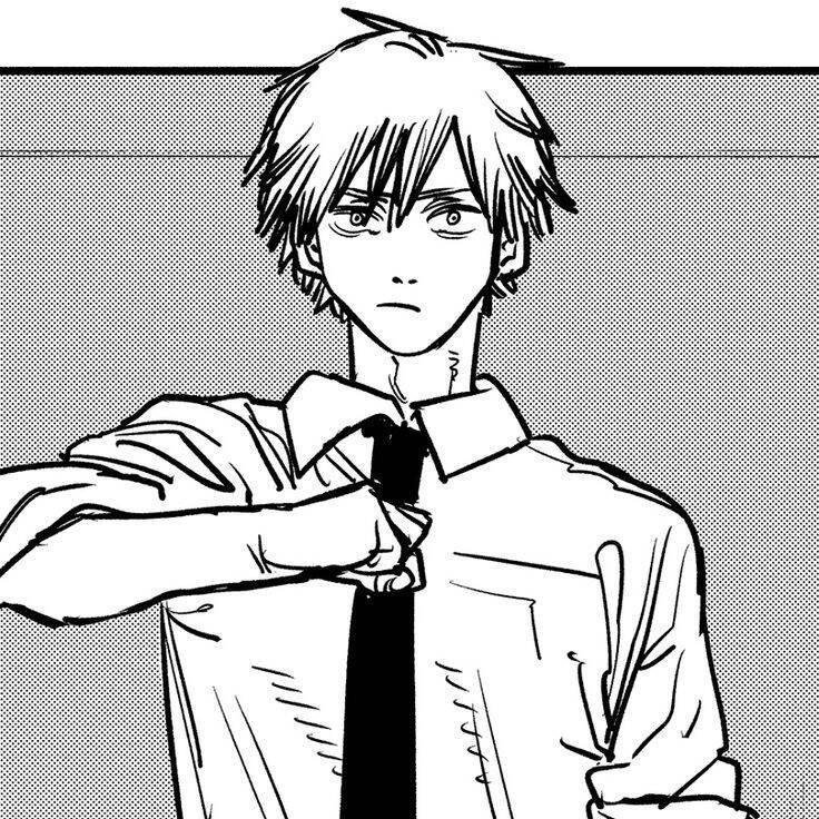 Denji pfp Profile Picture Chainsaw Man in Casual Outfit