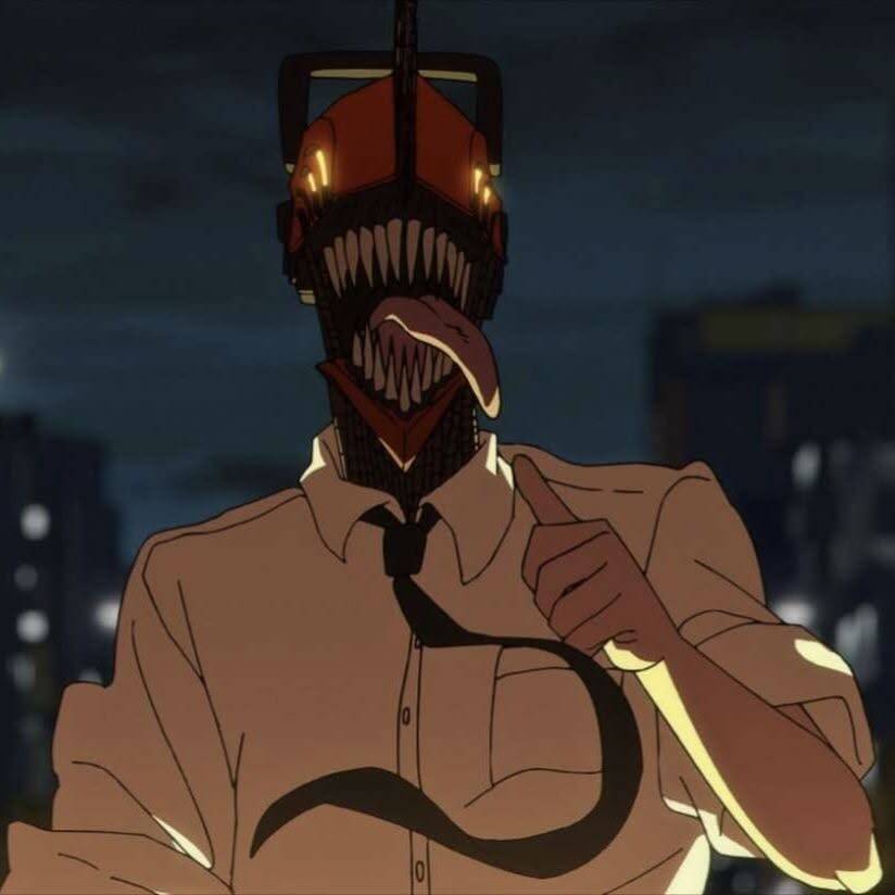 Denji pfp Profile Picture Chainsaw Man with Chainsaw Head
