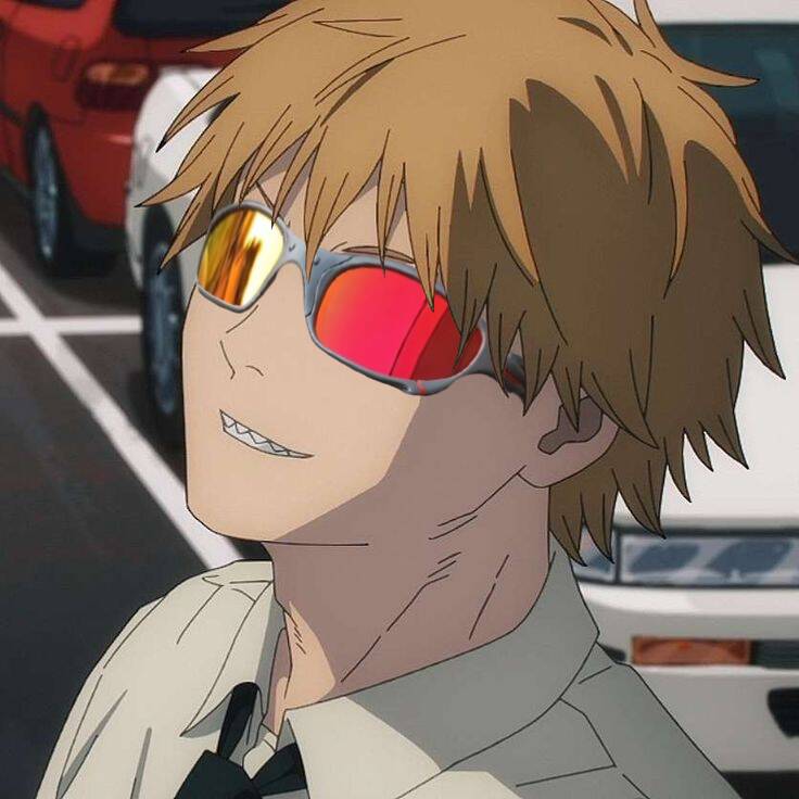 Denji pfp Profile Picture with Stylish Sunglasses