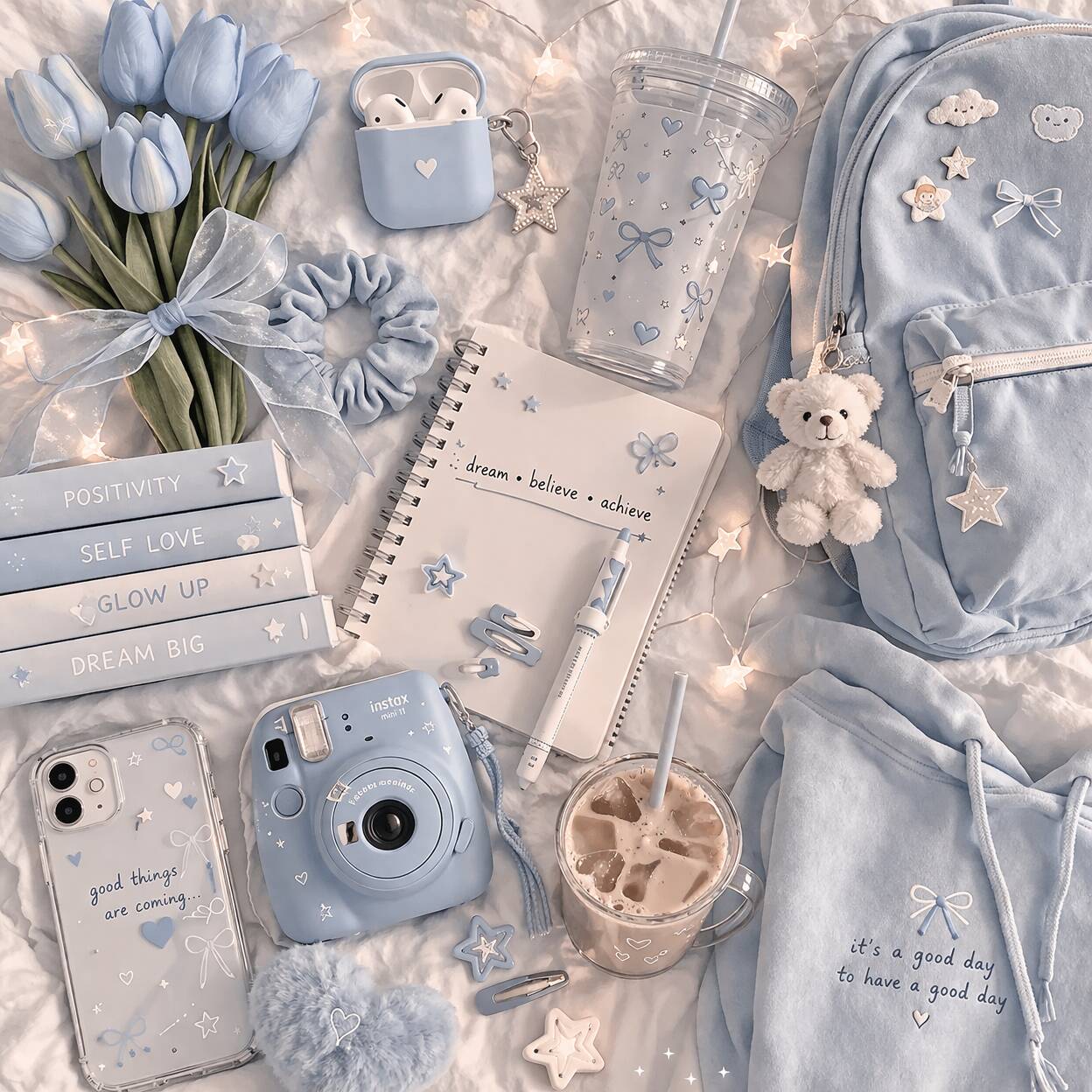 Blue pfp Profile Picture Aesthetic Soft Pastel Vibes
