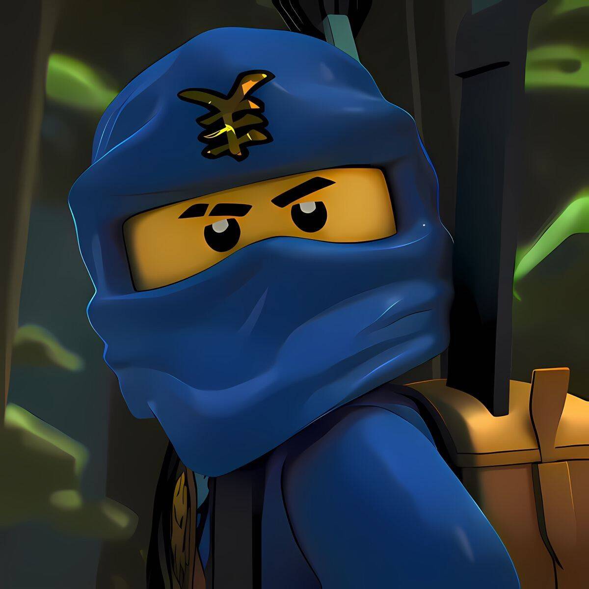Blue pfp Profile Picture Ninja Character Cool Blue Mask