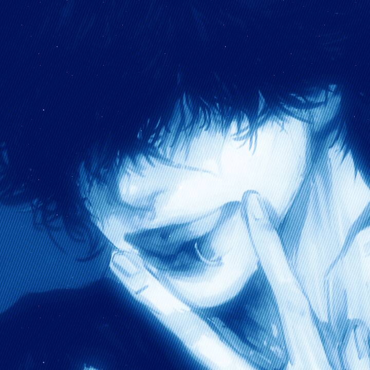Blue pfp Profile Picture Aesthetic Artistic Portrait