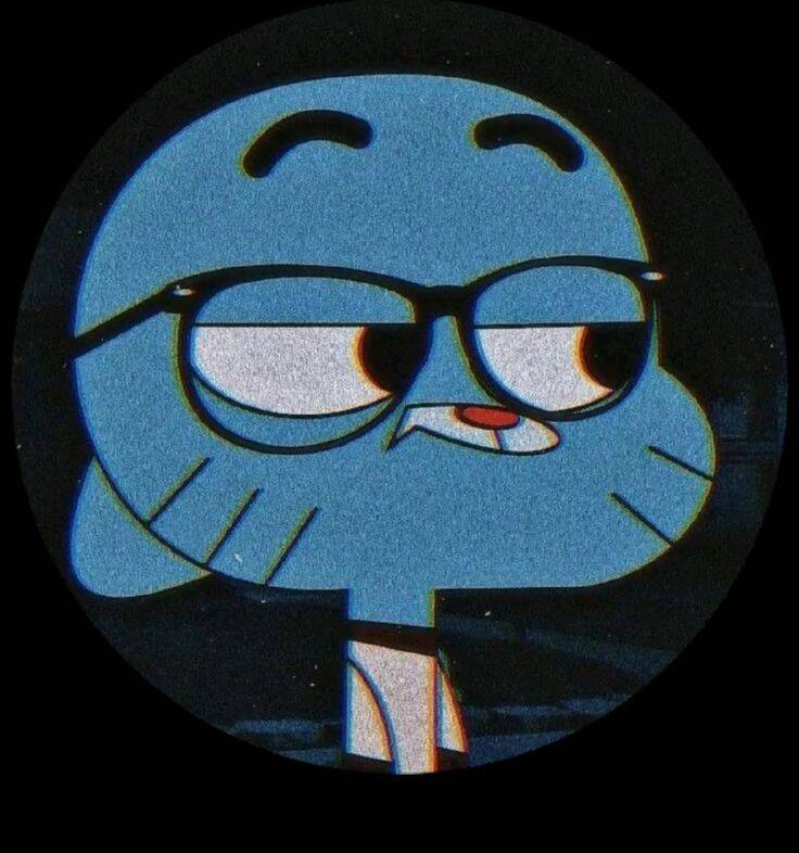 Blue pfp Profile Picture Cartoon Character Gumball