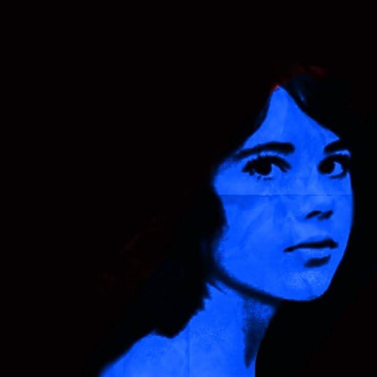 Blue pfp Profile Picture Artistic Portrait Glow