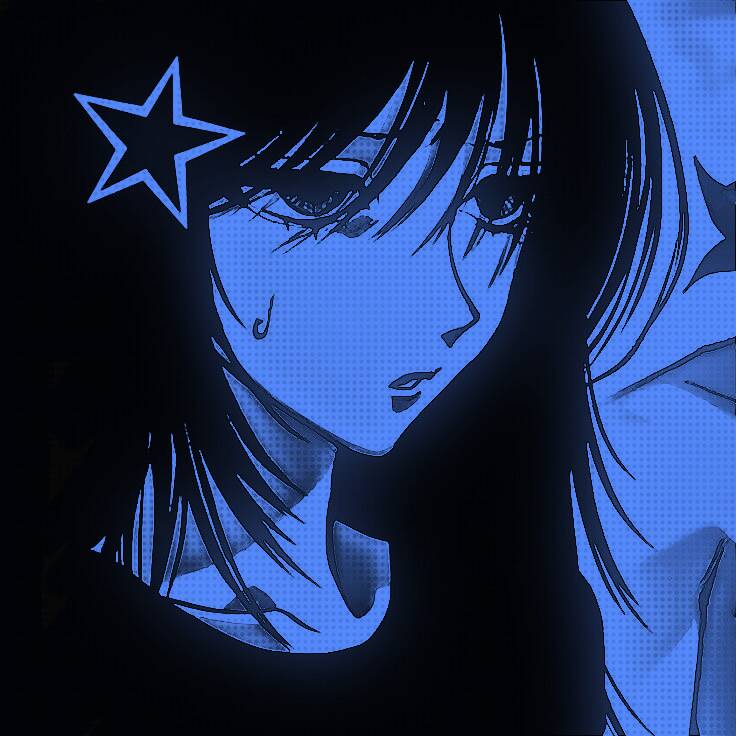 Blue pfp Profile Picture Aesthetic Starry Night