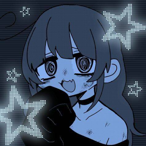 Blue pfp Profile Picture Aesthetic Starry Night Character
