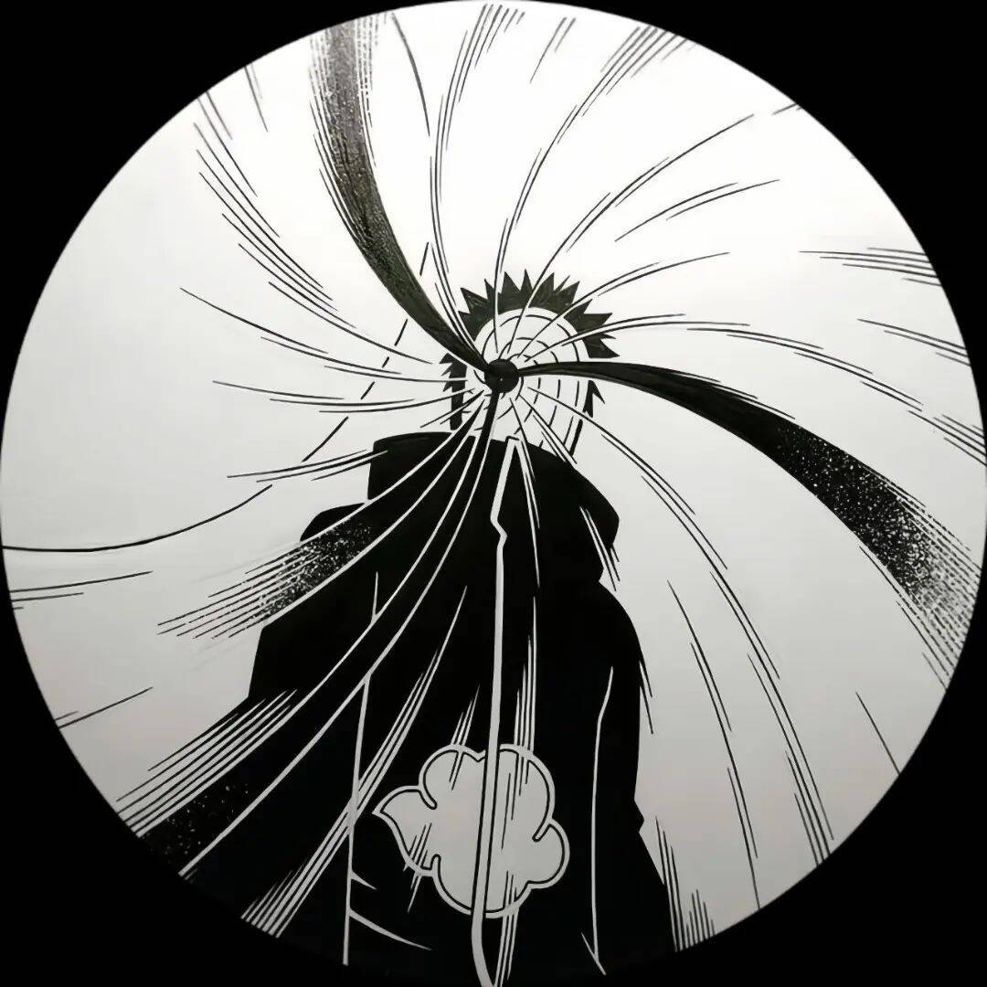 Obito pfp Profile Picture Manga Style Black and White